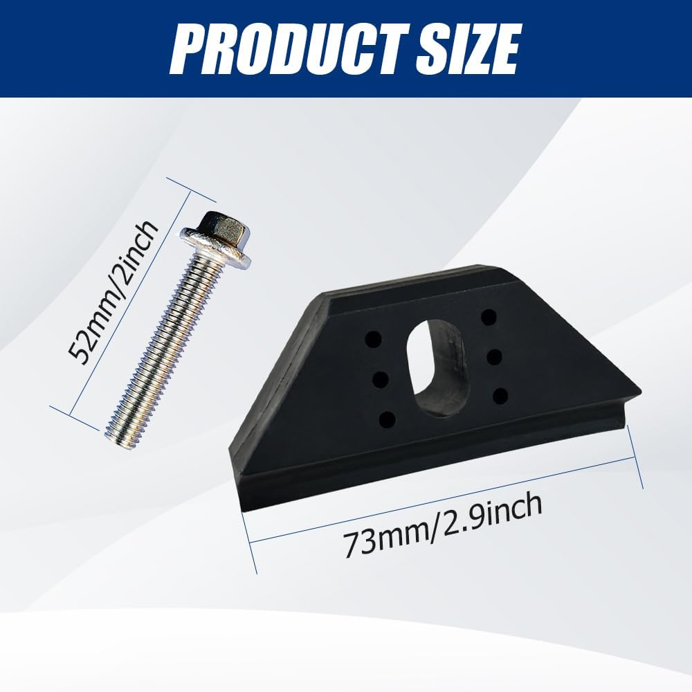 Lecctso Battery Hold Down, Battery Bracket, Battery Hold down Kit, Automotive Replacement Battery Trays with 304 Stainless Steel Bolt Kit Compatible with Chevy 1985-1995 for G10 Replaces#14005061 image number 6