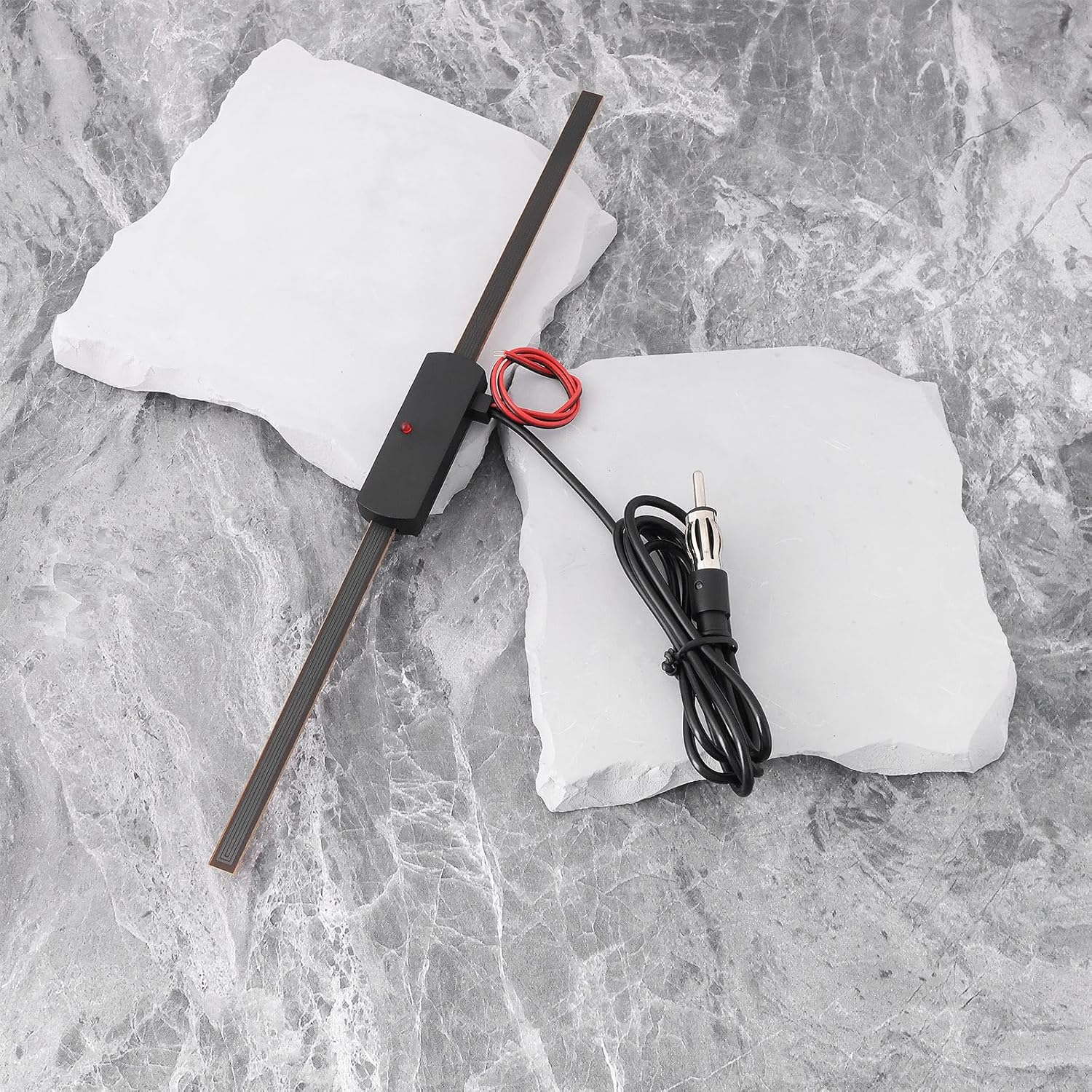 OTOTEC Car Hidden Amplified Antenna Kit 12V for Vehicle Golf Cart Watercraft Motorcycle image number 5