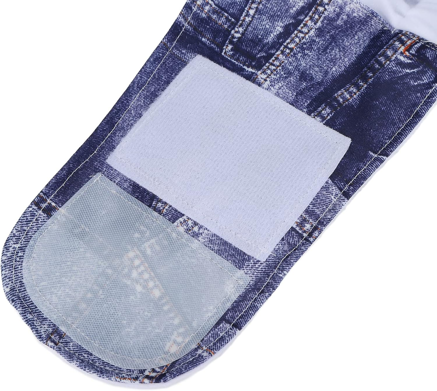 Reusable Adult Cloth Diaper Waterproof Incontinence Nappies with Hook Loop Fasteners High Absorption TPU Film for Senior Care image number 5