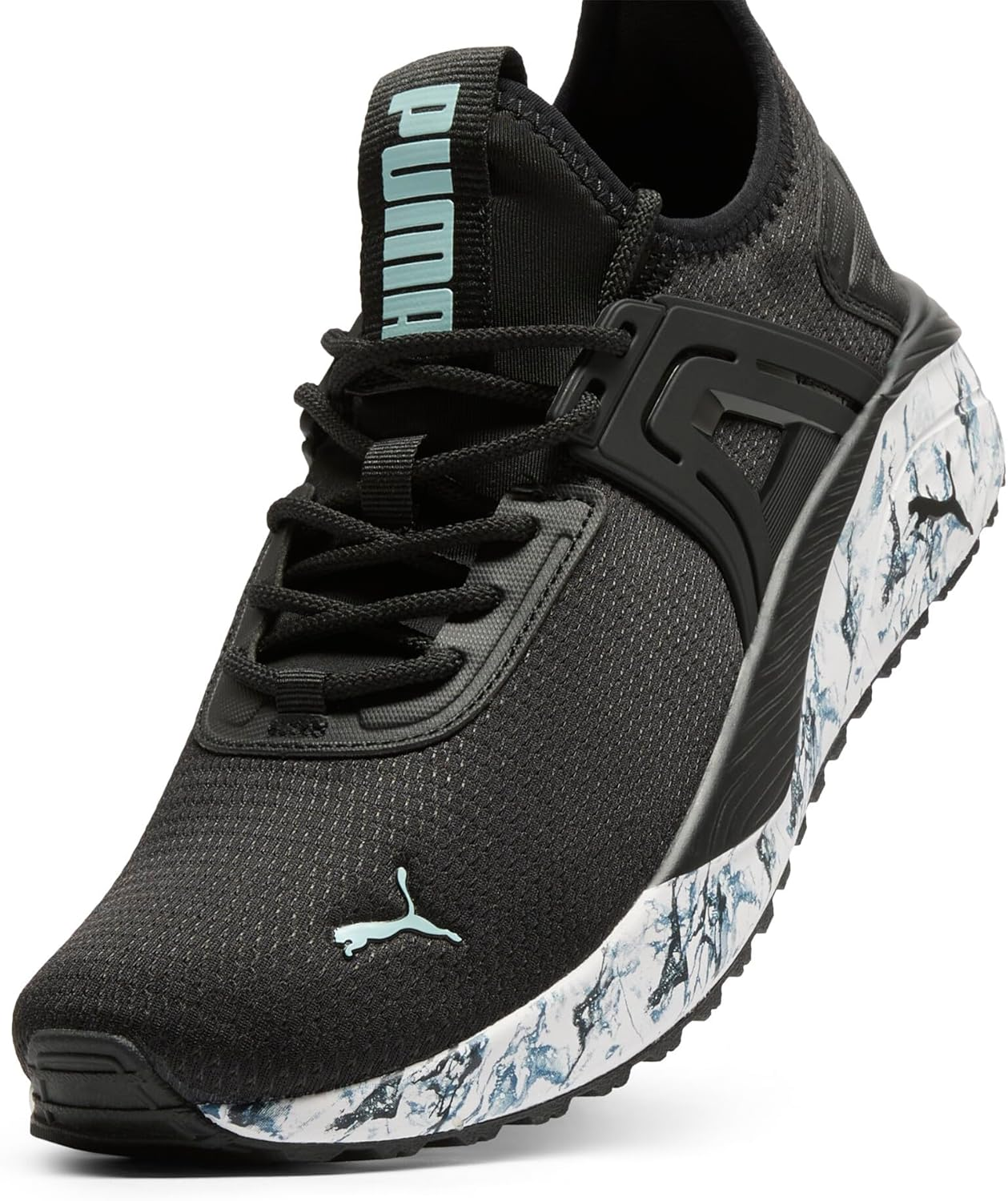 PUMA Women'S Pacer 23 Sneaker, Puma Black-Frosted Dew, 6