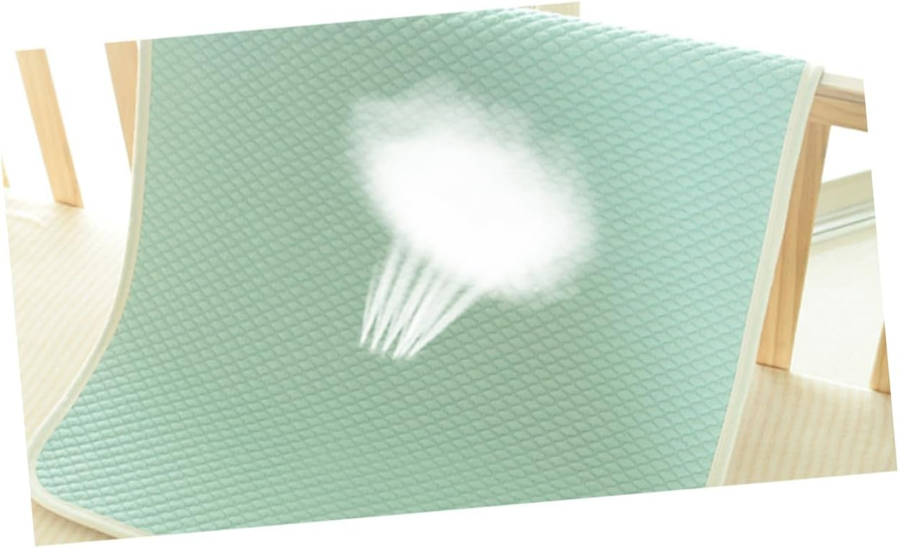 Sleeping Cotton Pad Diapers Washable Nappy Mattress Protector Foam Play Mat Foam Mats Waterproof Mat for Waterproof Sleeping Pad Portable Mat Light Green ORFOFE image number 5