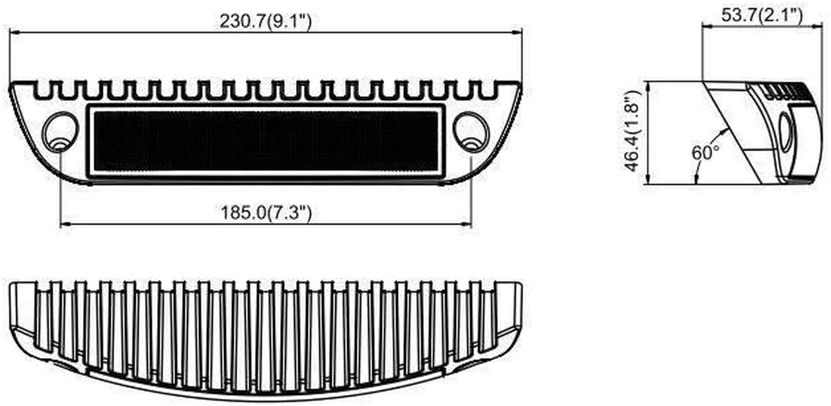 MARVIX LED Awning Light 12V 24V Bright Waterproof Exterior Caravan Motorhome Strip Lamp image number 6