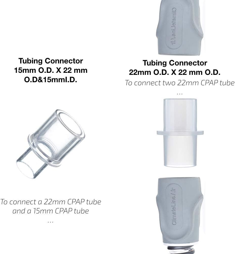Rescare Hose Connectors & Tubing Adapters 4 Pack - 15Mm and 22Mm Tubing Diameters Connector image number 1