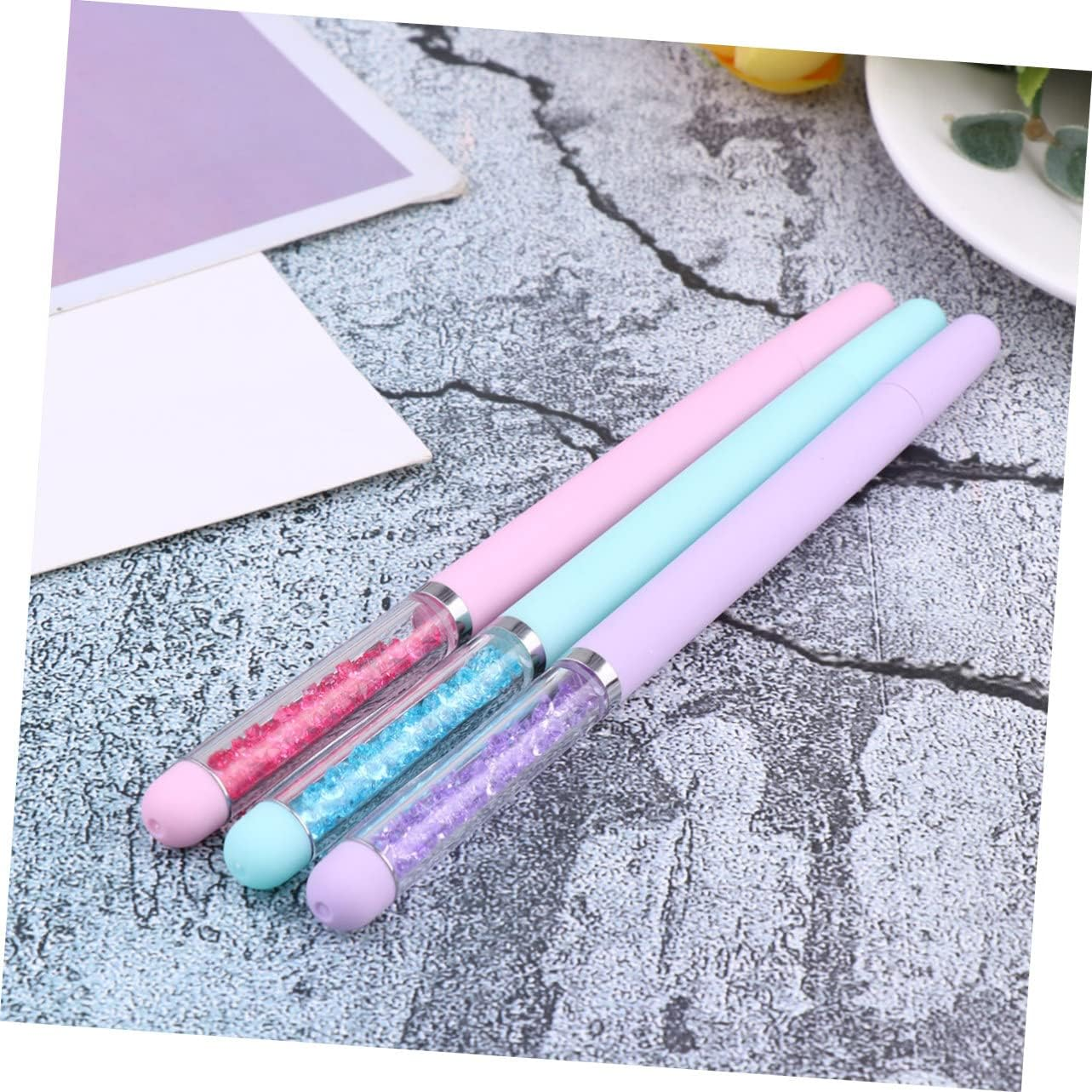 3Pcs Nail Art Dotting Pen Rhinestones Picker Set Multi-Color Manicure Tools for DIY Nail Decoration and Precision Rhinestone Application image number 6
