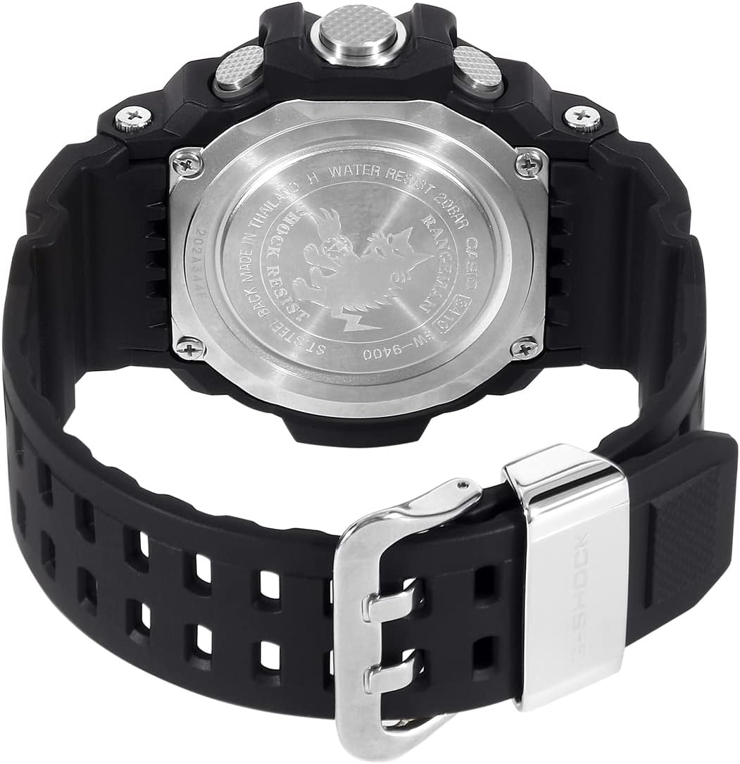 Casio Men'S G-Shock Rangeman Triple Sensor Direction Solar Power Watch, Black Dial, Black Band image number 1