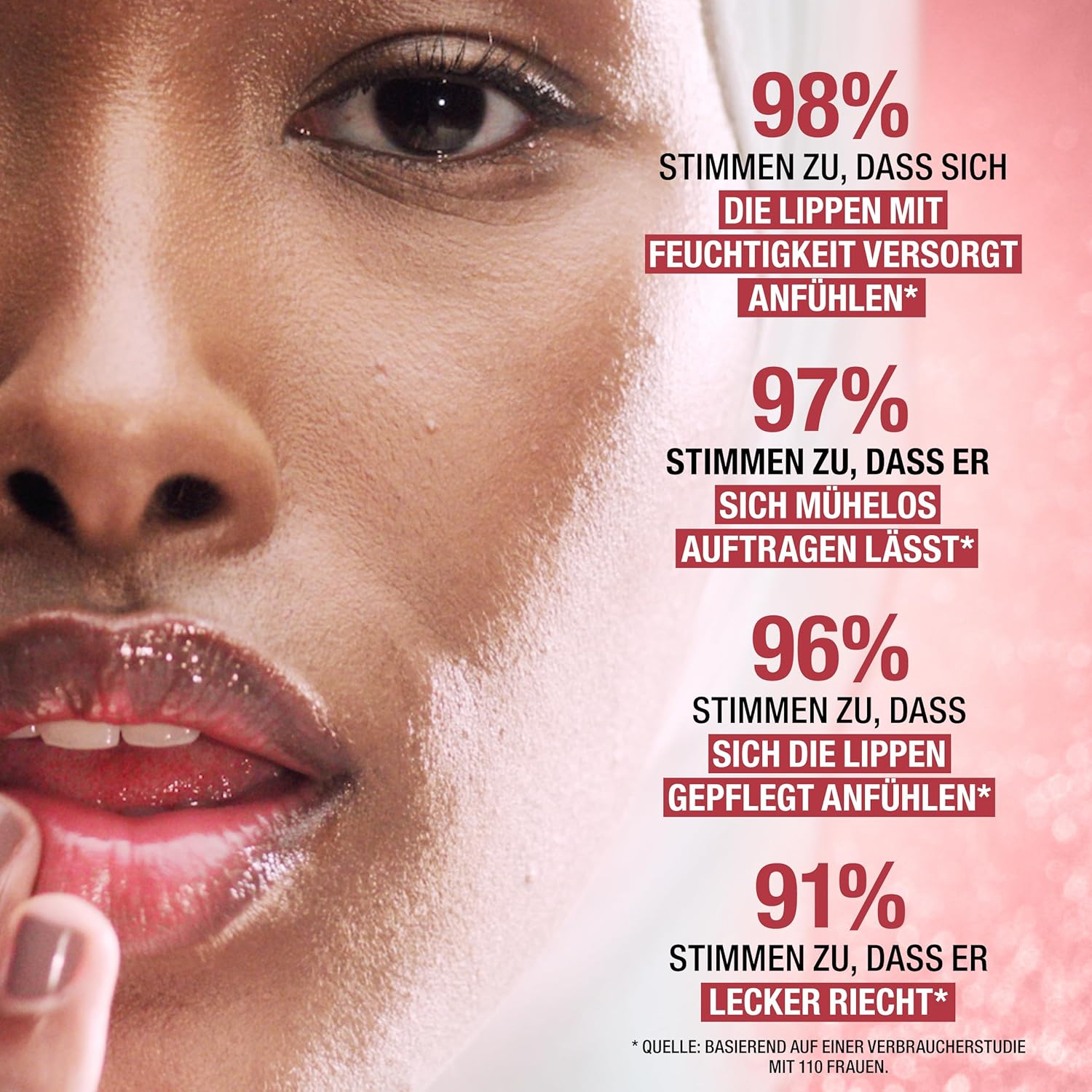 MANHATTAN Volume up Glassy Gloss Moisturising Lip Gloss for Fuller Looking Lips, Easy Application, Vegan Formula, 750 Frosted Berry 10 Ml image number 6