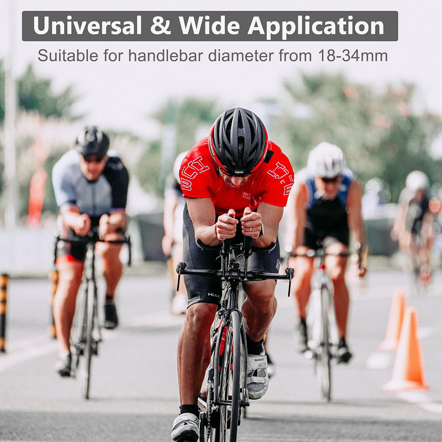 Yizhet Bike Handlebar Extender, Bicycle Handlebar Extension Lightweight Durable Aluminum Alloy Double Bike Handlebar Bracket for Holding Bicycle Speedometer, GPS, Phone Mount Holder(40Cm) image number 2