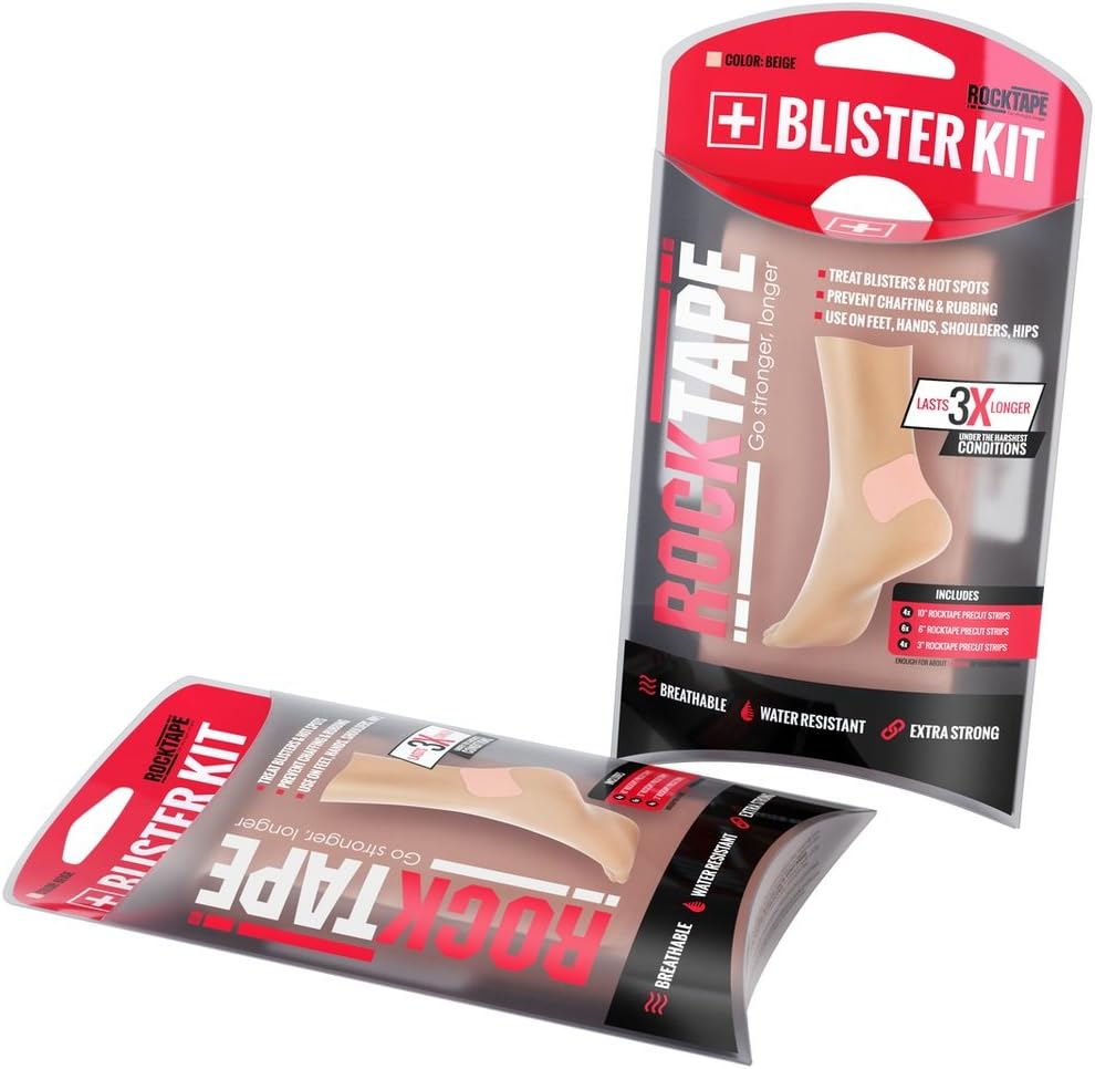 Rocktape Blister Prevention and Treatment Kit for Blisters Hot Spots and Chafing