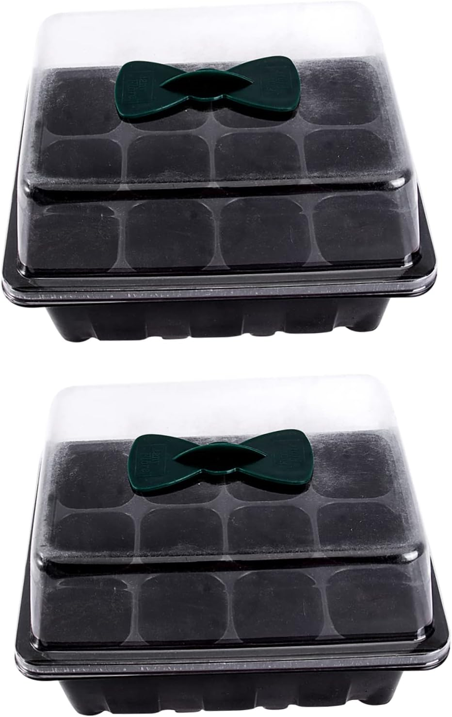 2Pcs Breathable Seedling Box Plant Sprouting Box Lids Seed Sprouting Stand for Gardening Accessory image number 1