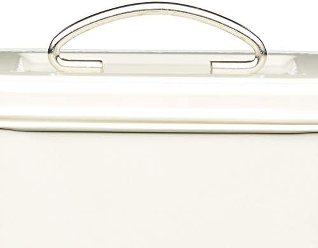 Kitchencraft Living Nostalgia Pet Food Storage Tin with Metal Scoop, Dog Food Bin, Dry Animal Feed Biscuit Metal Container for Bird, Cat, Rabbit, Guinea Pigs, Antique Cream image number 3