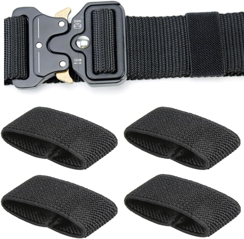 10 Pieces Elastic Belt Holders, Webbing Loop Accessories,Strap for Trousers, Belt Strap Holder for Backpacks image number 2