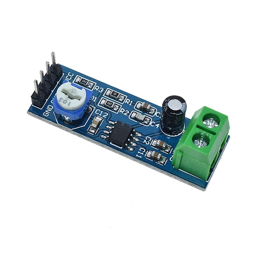 Rakstore 4Pcs LM386 Audio Power Amplifier Module 200X Gain Mono Amplifier 5V-12V Input image number 3