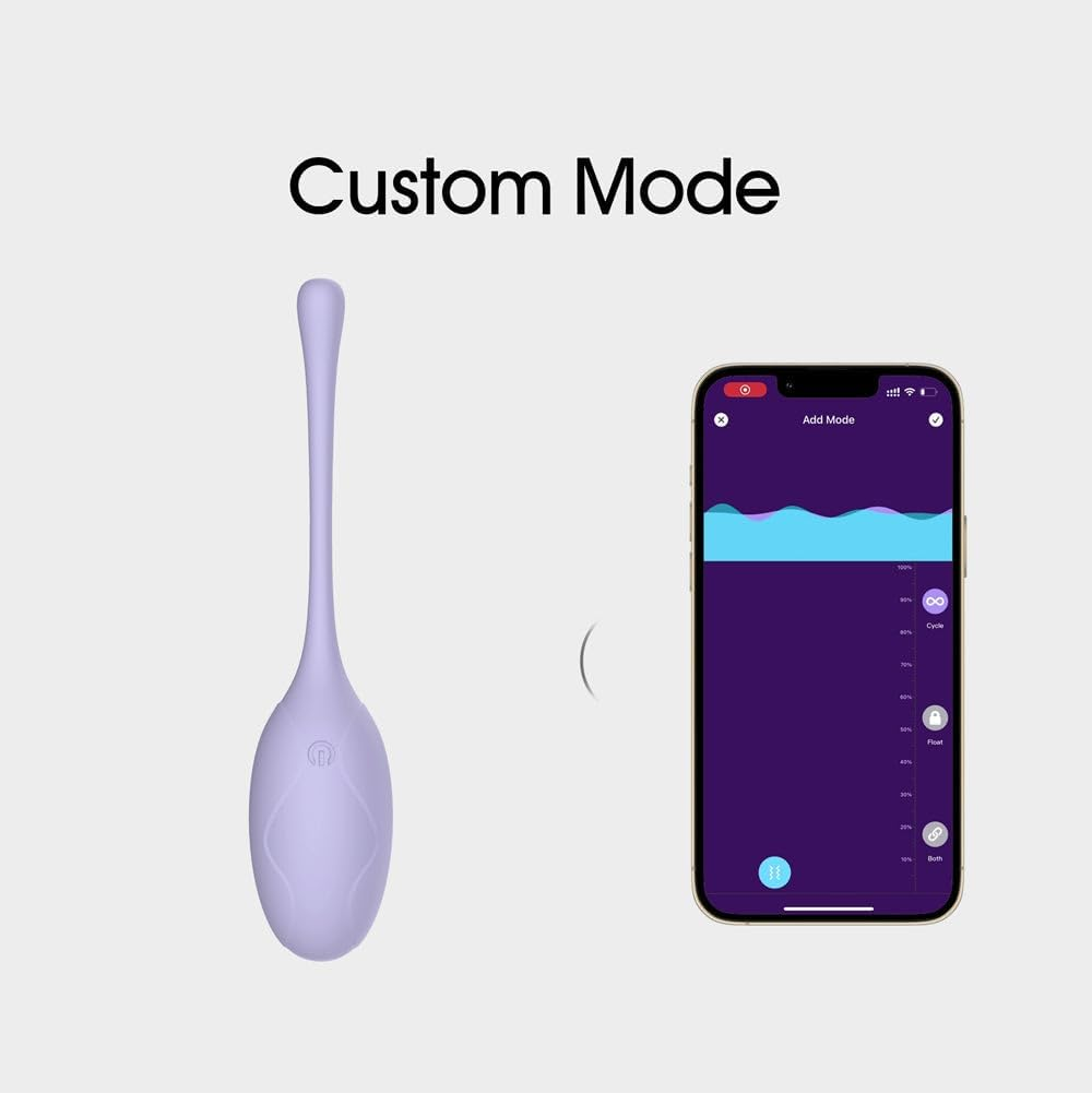 Winyi Kitty App Control Egg Vibrator - Purple image number 2