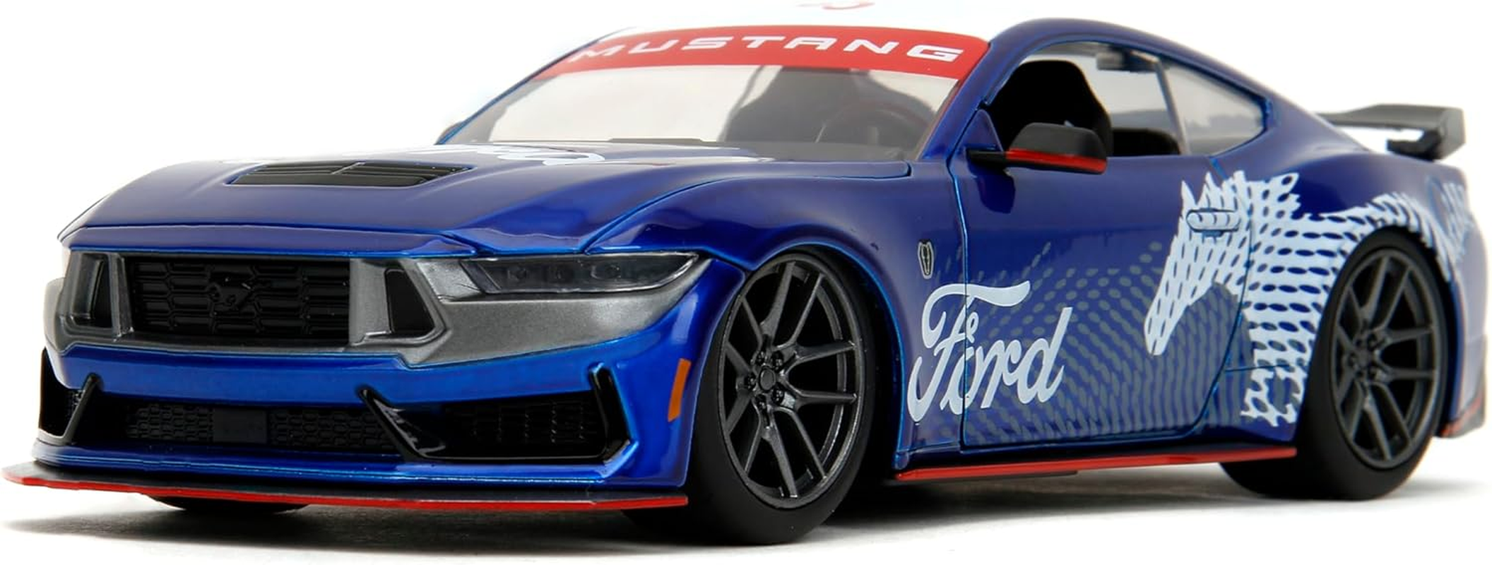 Big Time Muscle 1:24 2024 Ford Mustang GT Dark Horse Die-Cast Car, Toys for Kids and Adults image number 3