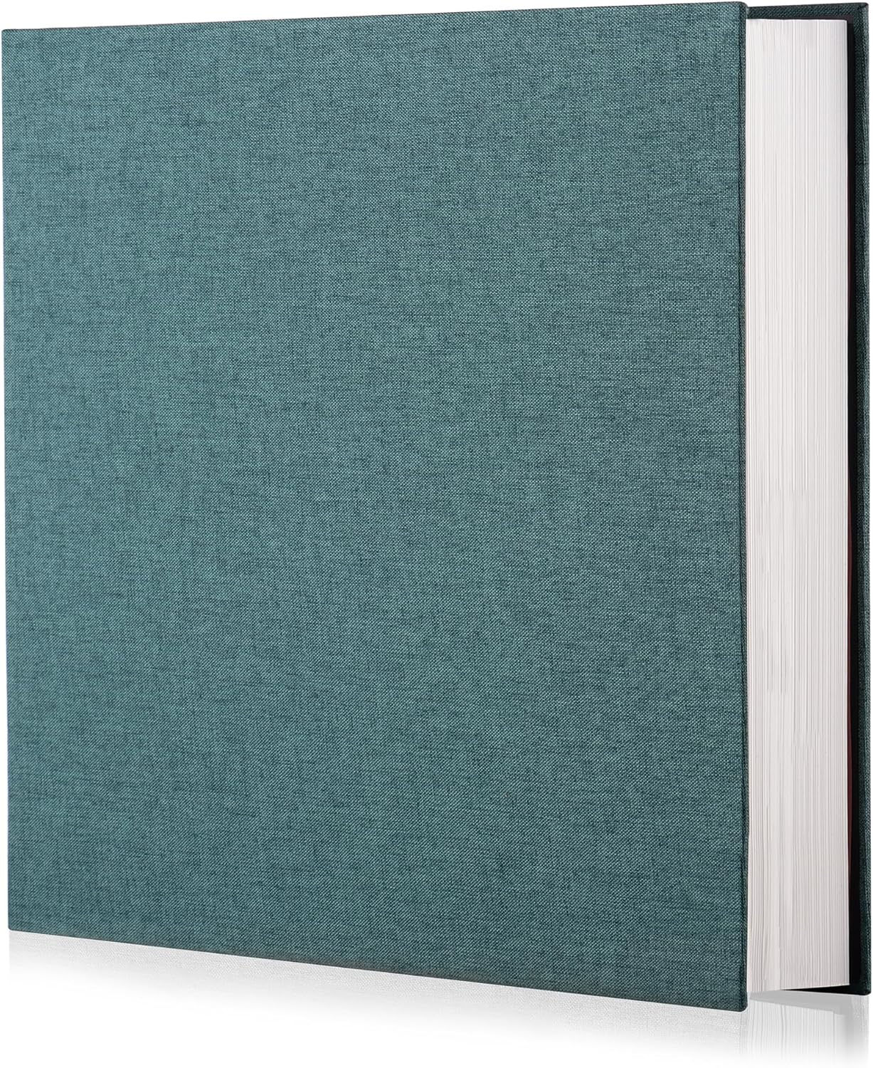 Photo Album - Self Adhesive Scrapbook with Magnetic Linen Cover, 30 Blank Pages for Family, Wedding, Birthday, Christmas, Anniversary (Dark Green) image number 6