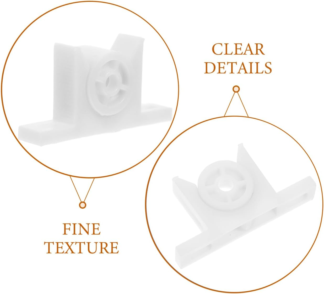 OSALADI 10 Sets Bead Lock Double Roller Catch Ball Latch Cabinet Catch Ball Catch Door Hardware Drawer Hardware Door Roller Ball Catch Cabinet Door Latches Double Abs White image number 1