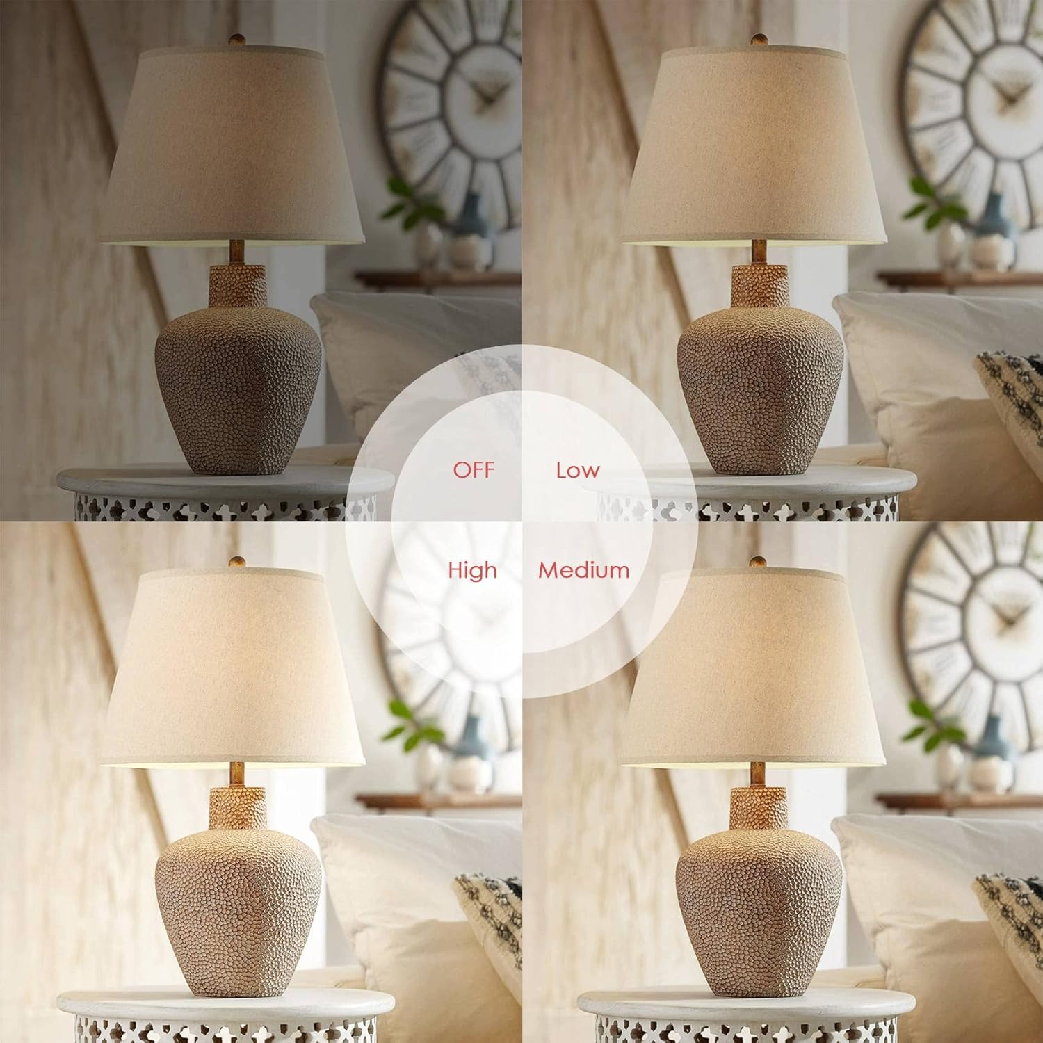 Touch Lamp Switch 2 Pack,Touch Lamp Control Module for Dimmable Led,Bulbs,Lamp Switch Replacement Kit with Wiring Caps image number 5