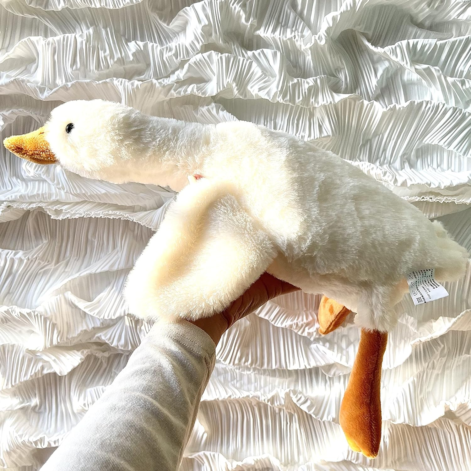 Small Goose Stuffed Animal, 3 Pack 20 Inch Tanha Plush Pillow Toy, Cute Duck Plush Pillow image number 6