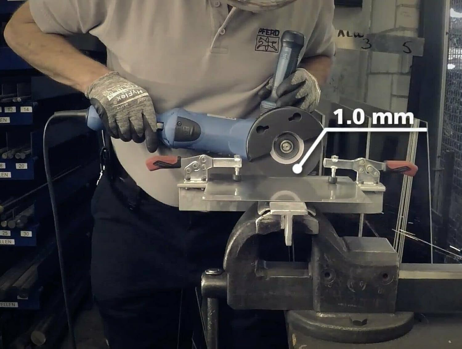 For Pferd 125Mm 5" Thin Cutting Disc Cut off Wheel Metal Angle Grinder 61341112 (1.0Mm|Box of 100 (Free Ammo Box)) image number 1