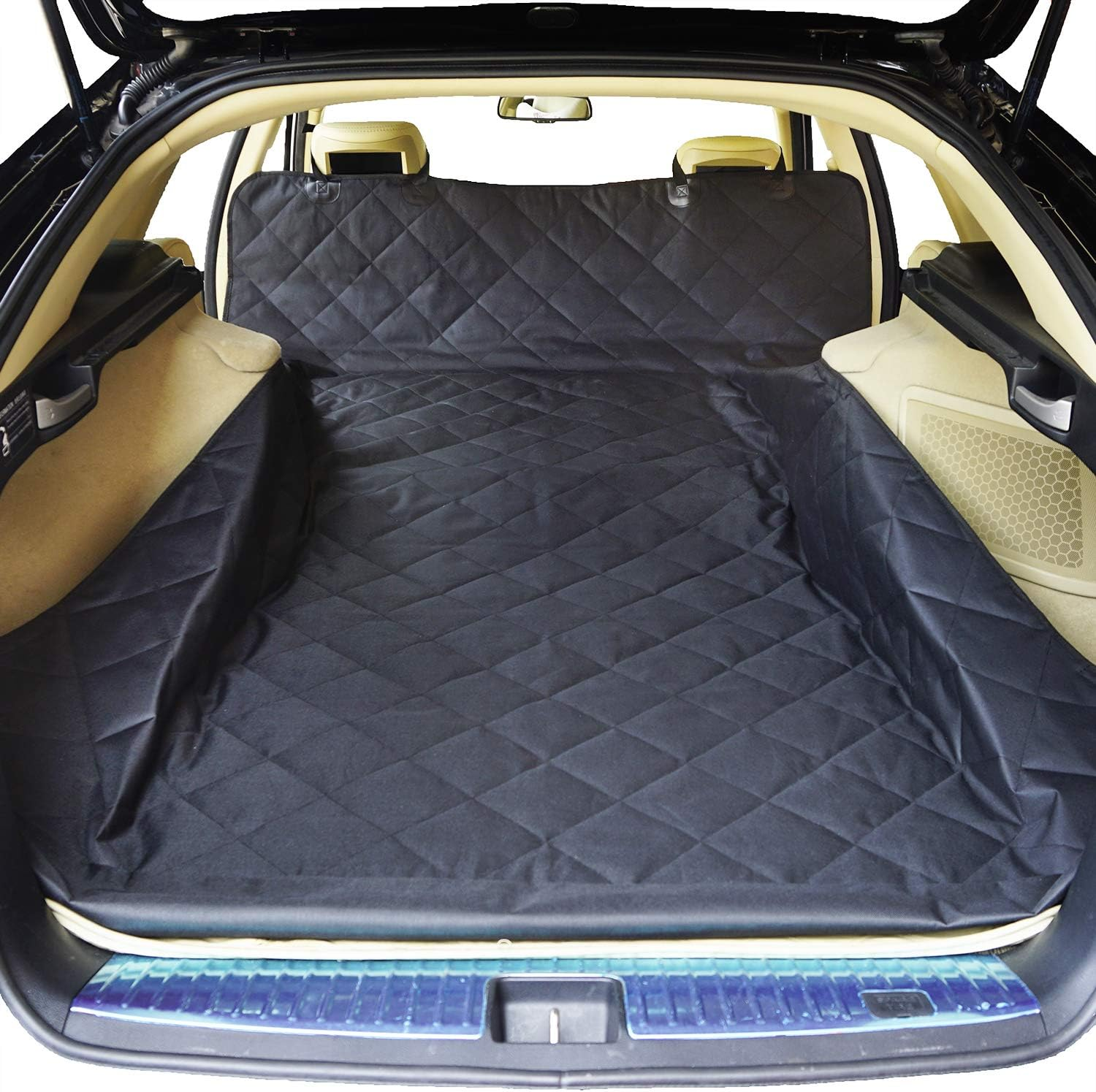 NOBER Pet Cargo Liner Cover for Dogs SUV Cars Waterproof Non Slip Universal Fit with Bumper Flap Extra Large image number 2