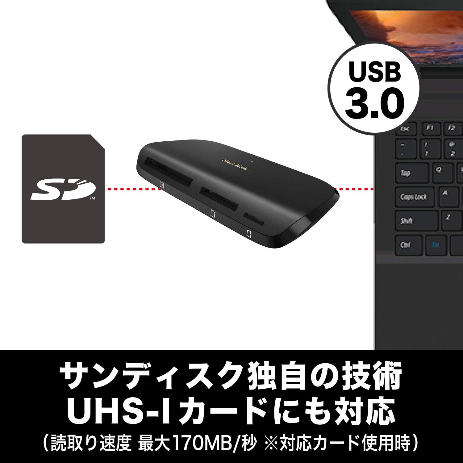 Sandisk Imagemate Pro USB-C Multi-Card Reader/Writer SDDR-A631-JNGNN image number 1