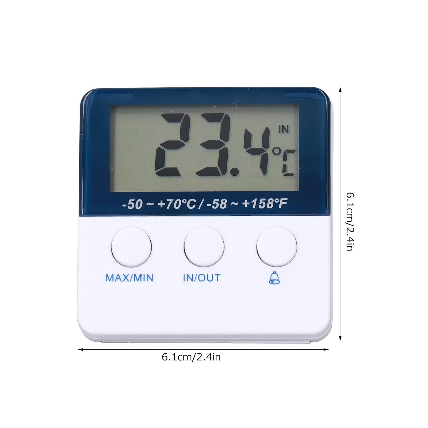 2 in 1 Thermometer Hygrometer High Accuracy Temperature Alarm ABS image number 1