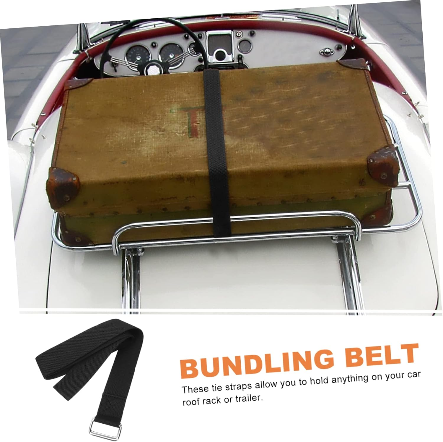 Gadpiparty 6Pcs Cargo Straps for Luggage Durable Outdoor Tie Straps for Camping Home Travel Sturdy Easy to Use Multi image number 4