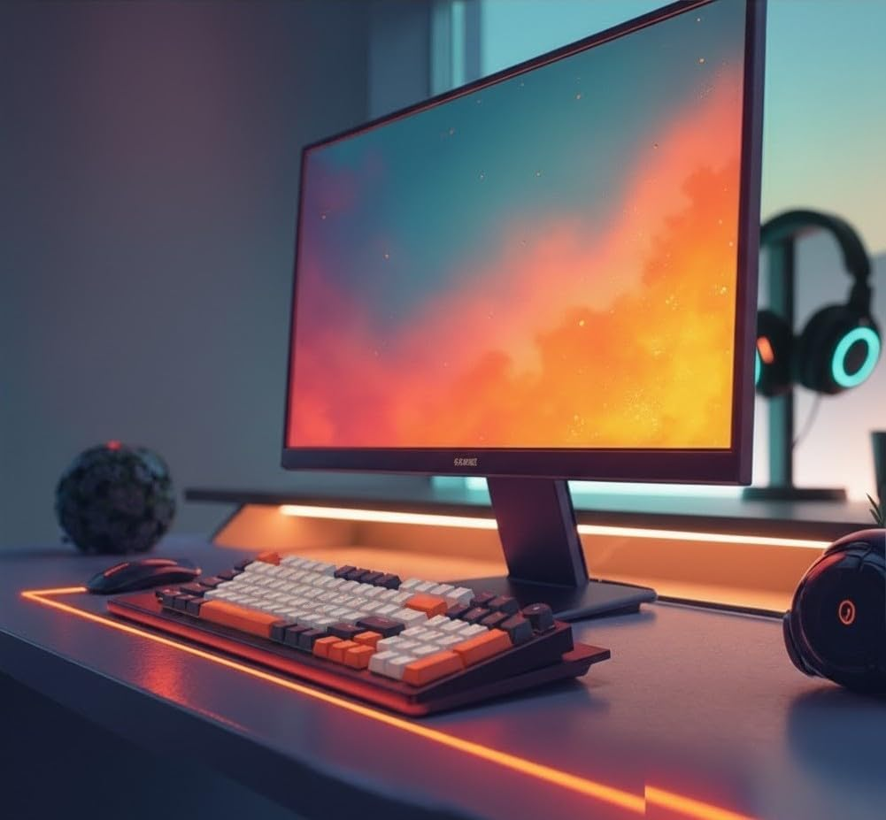 Leaven H96 Mechanical Keyboard : Wireless + Wired + Bluetooth, 96 Keys, RGB Backlit