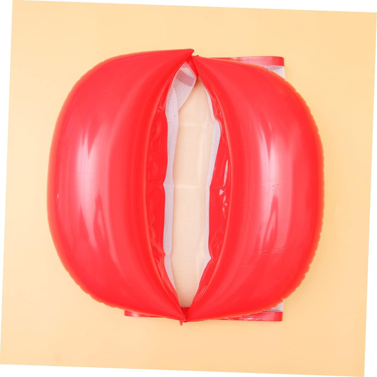 WOONEKY 1Pc Inflatable Floating Hammock Rainbow Design Ergonomic for Pool Fun Material Easy to Inflate Deflate for Adults and Boys and Girls image number 6