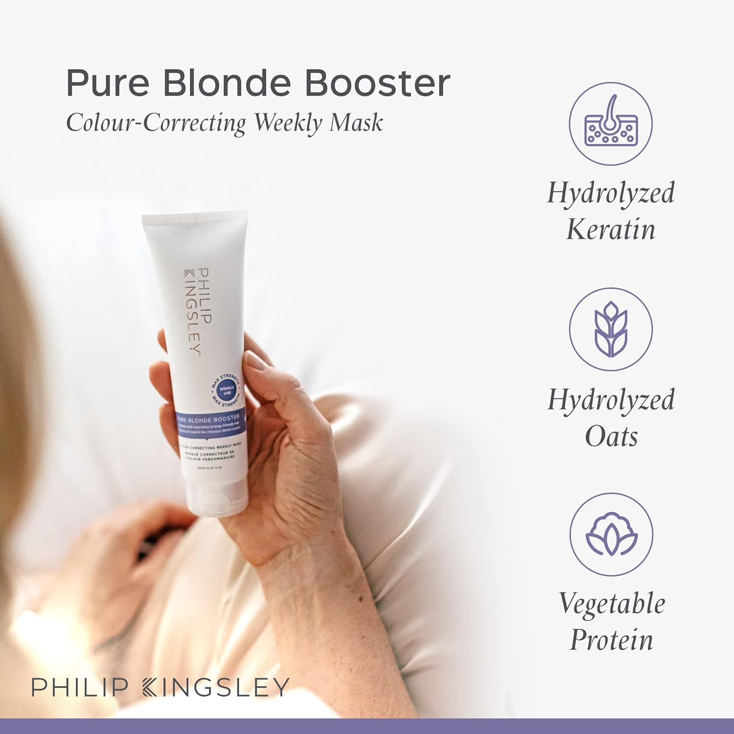 Philip Kingsley Pure Blonde Booster Mask, 150 Ml image number 5