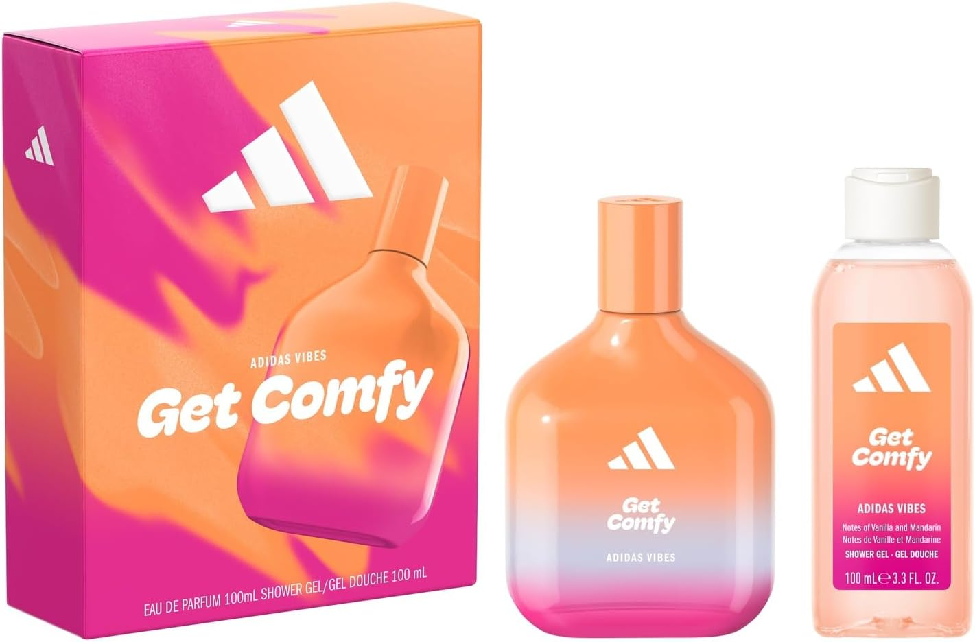 Adidas Vibes Giftset Including Get Comfy Eau De Parfum (100Ml) and Shower Gel (100Ml) image number 1