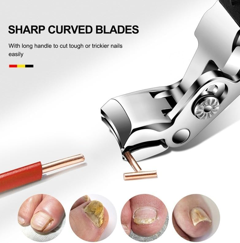 Dotmalls Clipmaster Pro, Grishay Clipmaster Pro, Serum Clipmaster Pro, Shirem Clipmaster Pro, Angled Head Nail Clippers, Toenail Clippers for Seniors, Nail Clippers for Thick Toenails (2)