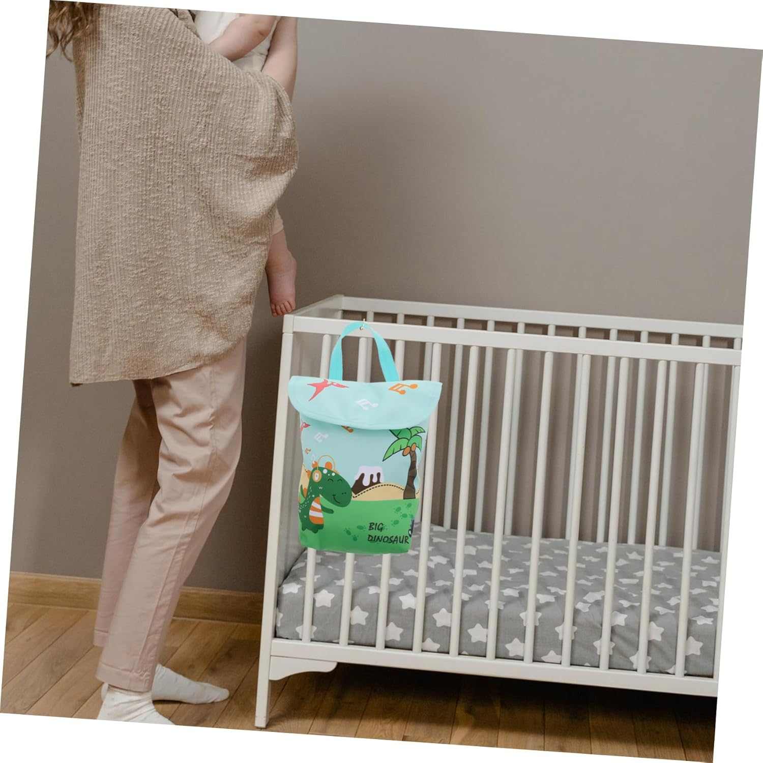 MERRYHAPY Elegant Diaper Bag Pouch Wet Dry Separation Convenient for Boys Swimsuit Laundry image number 3