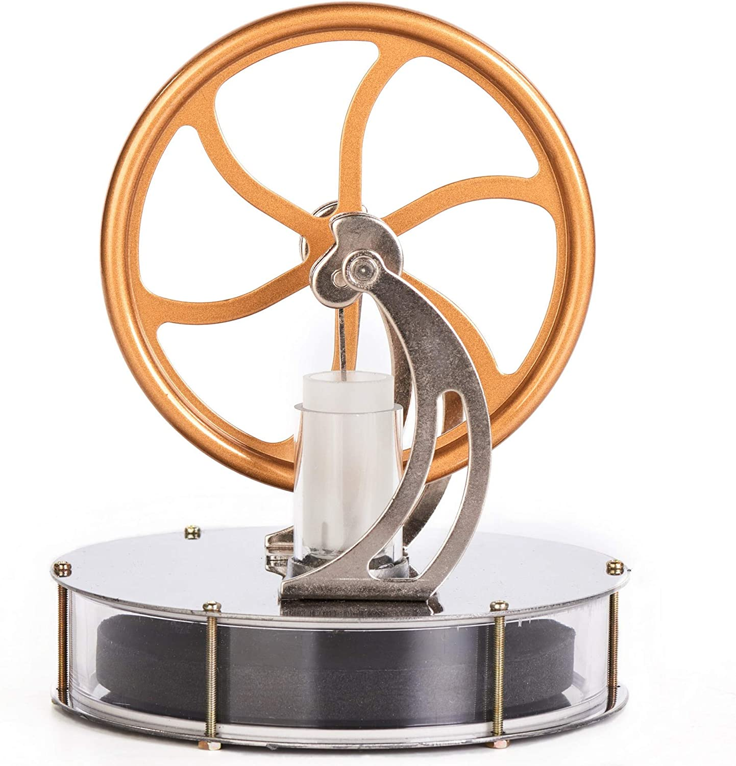 Sunnytech Low Temperature Stirling Engine Motor Steam Heat Education Model Toy Kit (LT001) - Grey image number 2