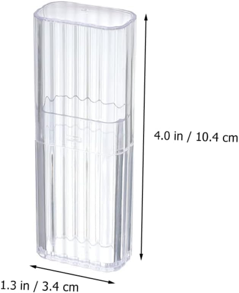 Fokmuaex 4Pcs Clear Cotton Swab Organizer Box for Makeup Pads, Cotton Buds & Accessories - Durable Bathroom Bedroom Office Storage Containers with Lids for Organization image number 6