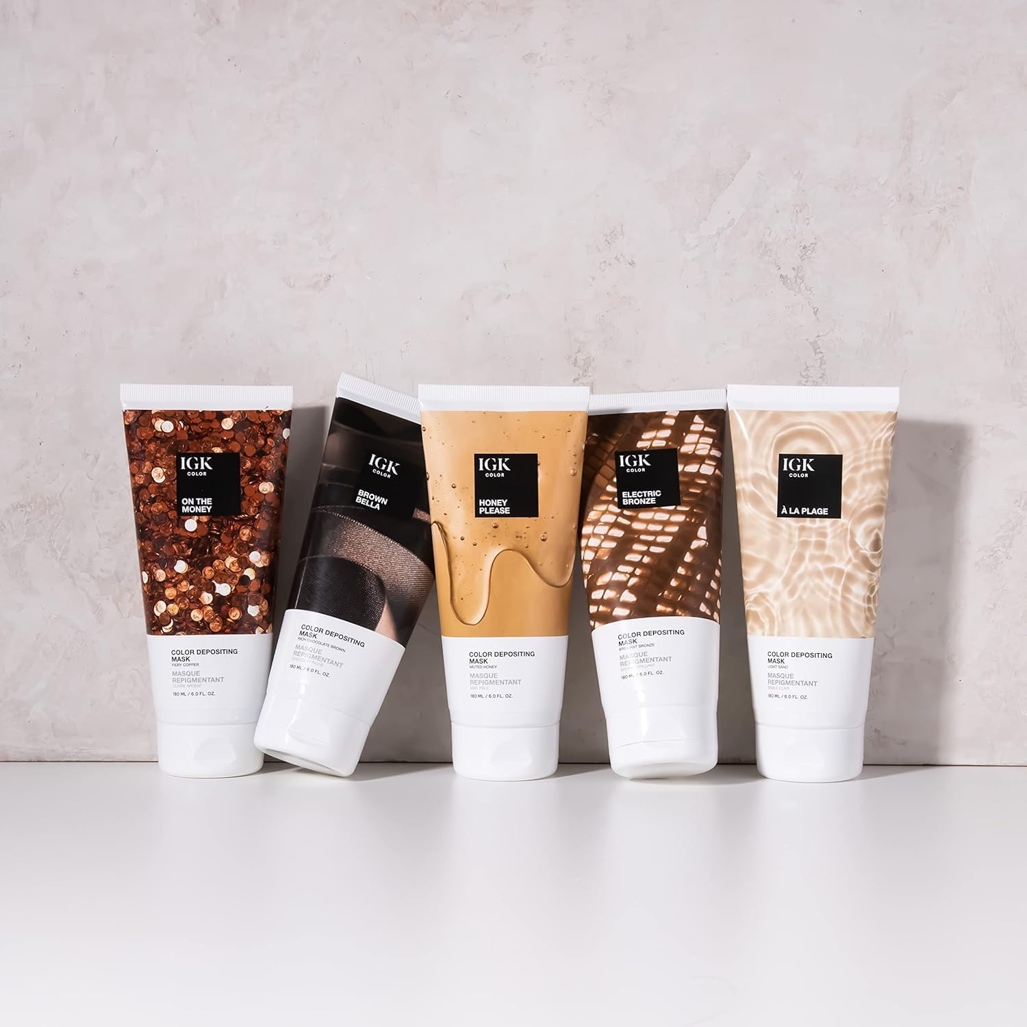 IGK Color Depositing Mask Cocoa Brown Bella image number 3