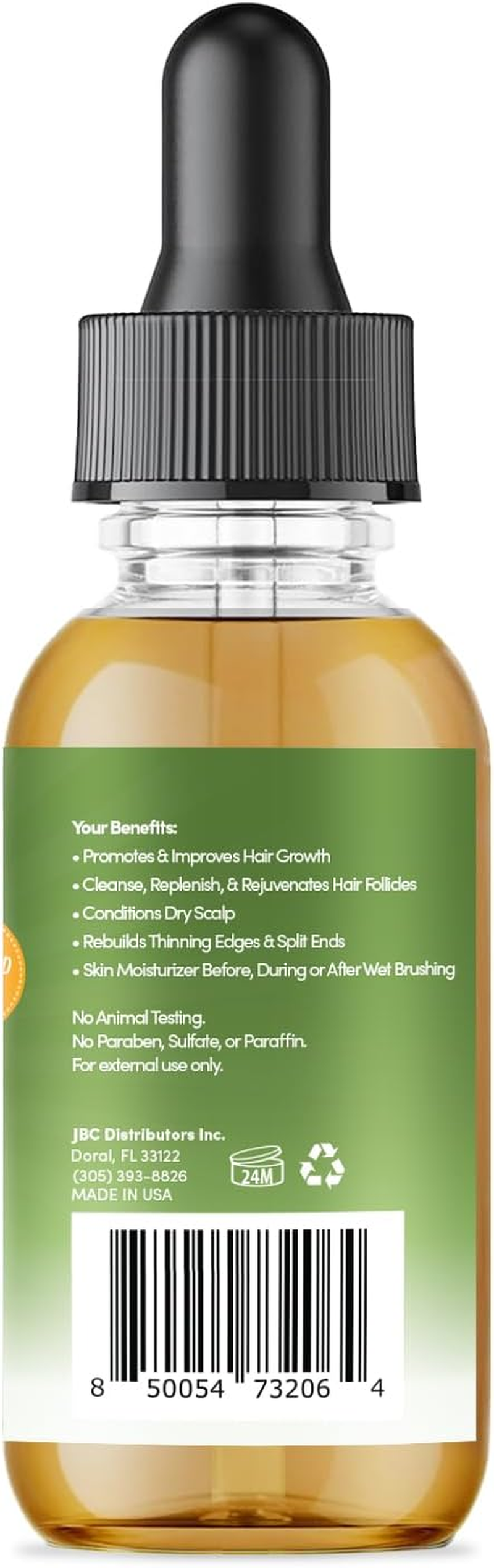 Sunny Isle Rosemary Mint Hair and Strong Roots Oil Lite 2Oz, for Light, Thin Hair, Infused with Biotin & Jamaican Black Castor Oil, Nourish Hair Follicles, Dry Scalp, Split Ends