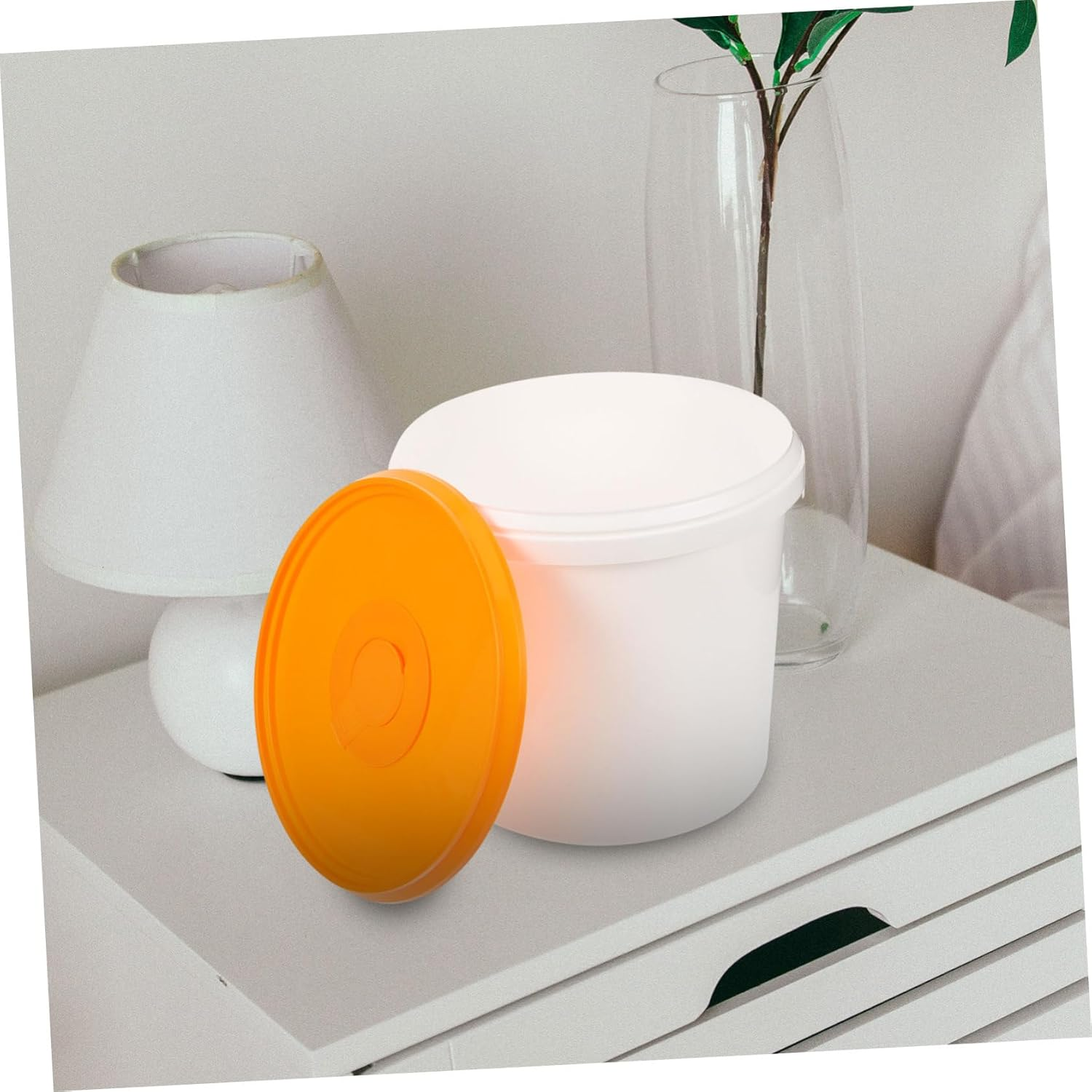 Wet Wipes Bucket Refillable Wipes Holder for Bathroom Car Use Handle Bucket and Cleaning image number 2