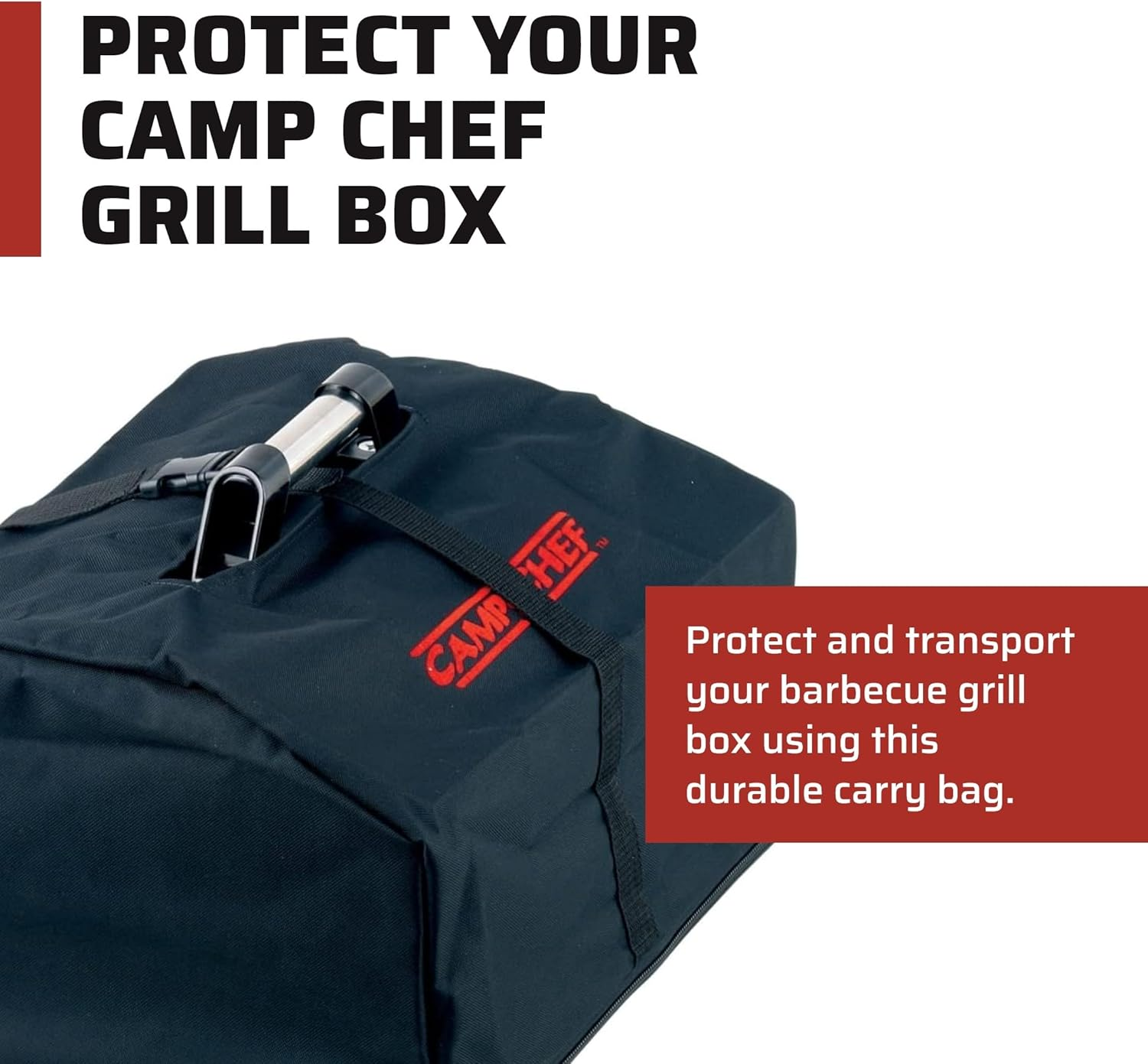 Camp Chef BBQ Grill Box Carry Bag - Carry Bag for Grill Box - Outdoor Cooking Equipment & Camping Gear image number 2