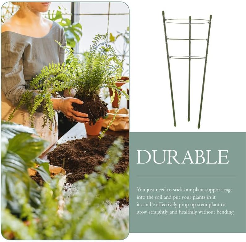 PRETYZOOM 3Pcs Tomato Cage for Garden 15.7'' round Plant Trellis, Tomato Trellis Plant Stakes Support Cage for Vertical Climbing Plants