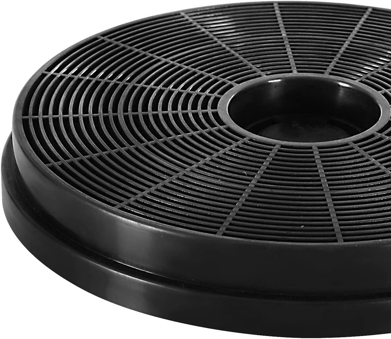 Devanti Activated Charcoal Carbon Filter Range Hood Filters, Pyramid Rangehood Replacement for Ductless Ventless Set of 2, Black Kitchen Cooker Accessories image number 5