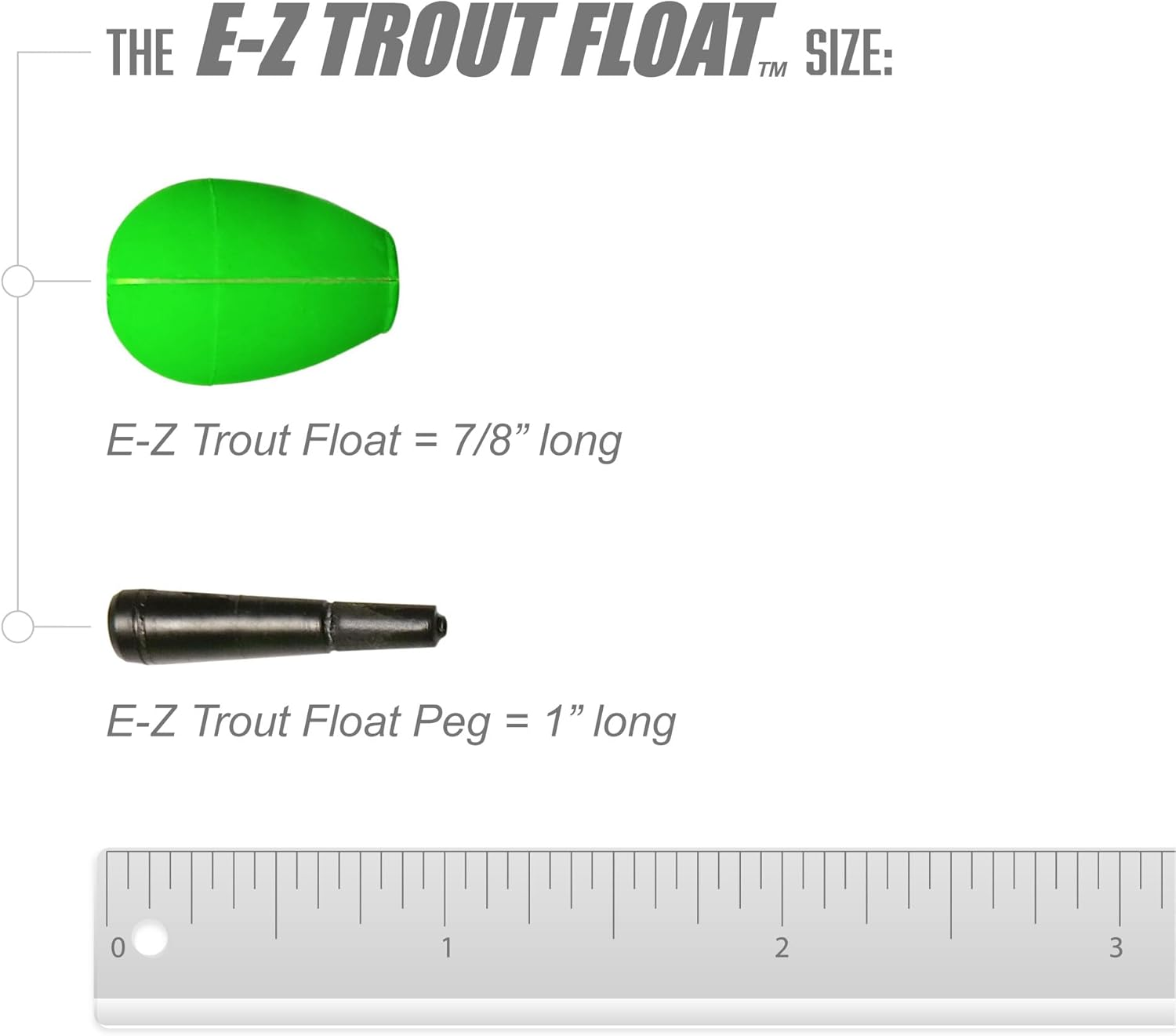 Leland'S Lures Trout Magnet E-Z Trout Float, Fishing Equipment and Accessories, Fishing Lures, 36 Slotted E-Z Floats image number 1