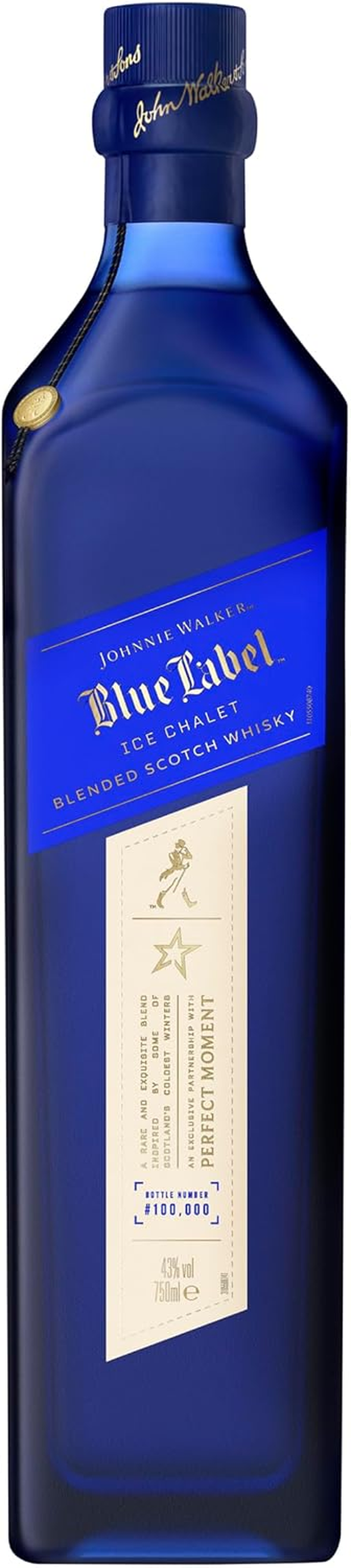 Johnnie Walker Blue Label Ice Chalet Limited Edition Blended Scotch Whisky 750Ml with Perfect Moment Reversible Bag image number 5