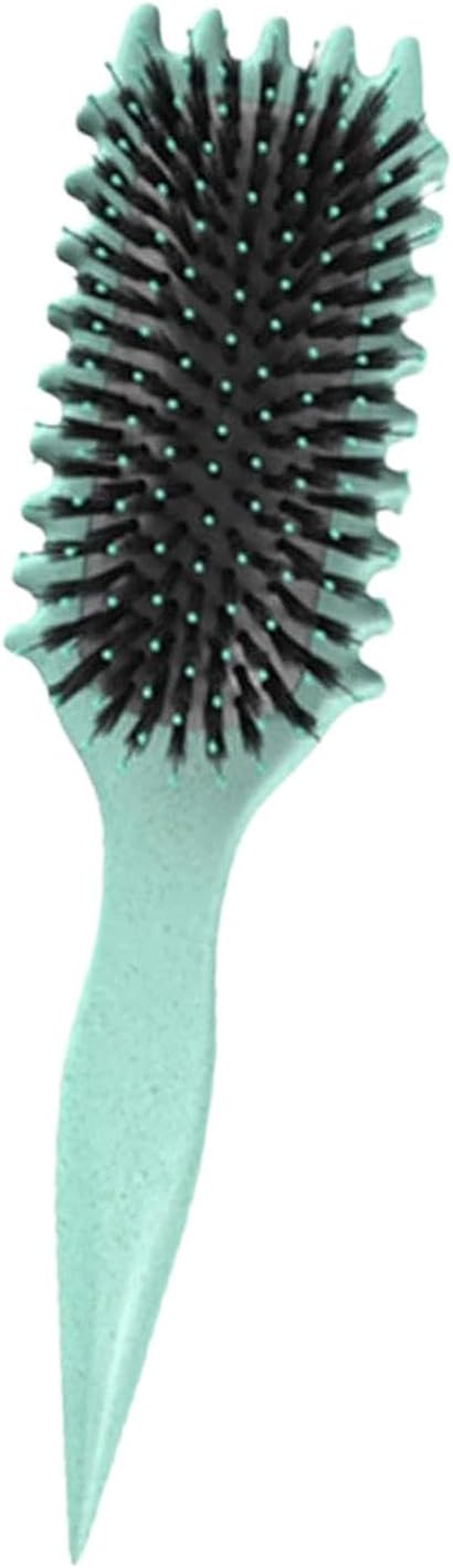 Curly Hair Salon Hair Styling Comb Styling Tool, Shaping Bristle Curl Brush Styling Brush for Girl Women Home Children, Green image number 5
