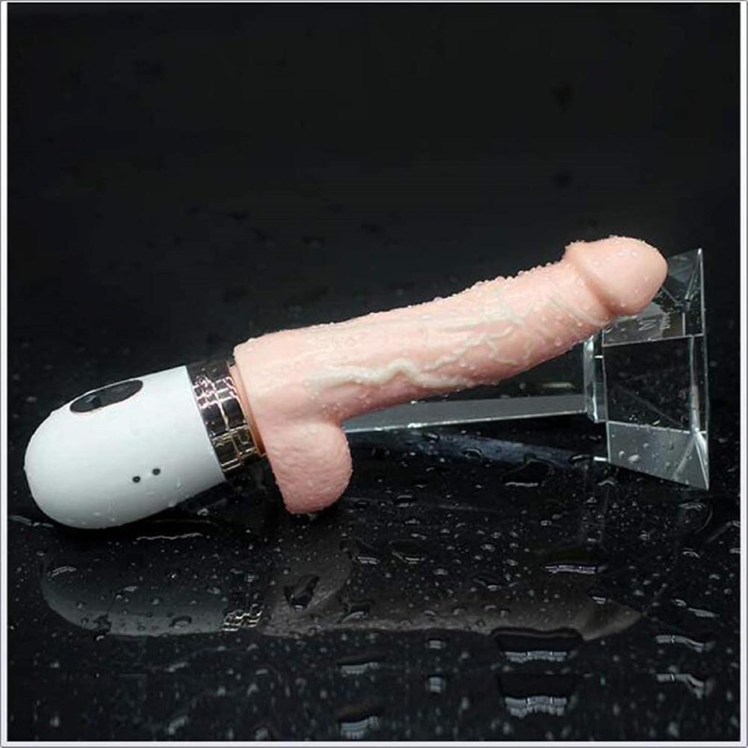 Realistic Thrusting + Rotating Dildo Remote Control Sex Machine G Spot Vibrator with Suction Cup for Hands-Free, Rechargeable Heating Automatic Sex Machine with Auto Trusting & Vibrating Modes Stimulation Women Adult Sex Toy