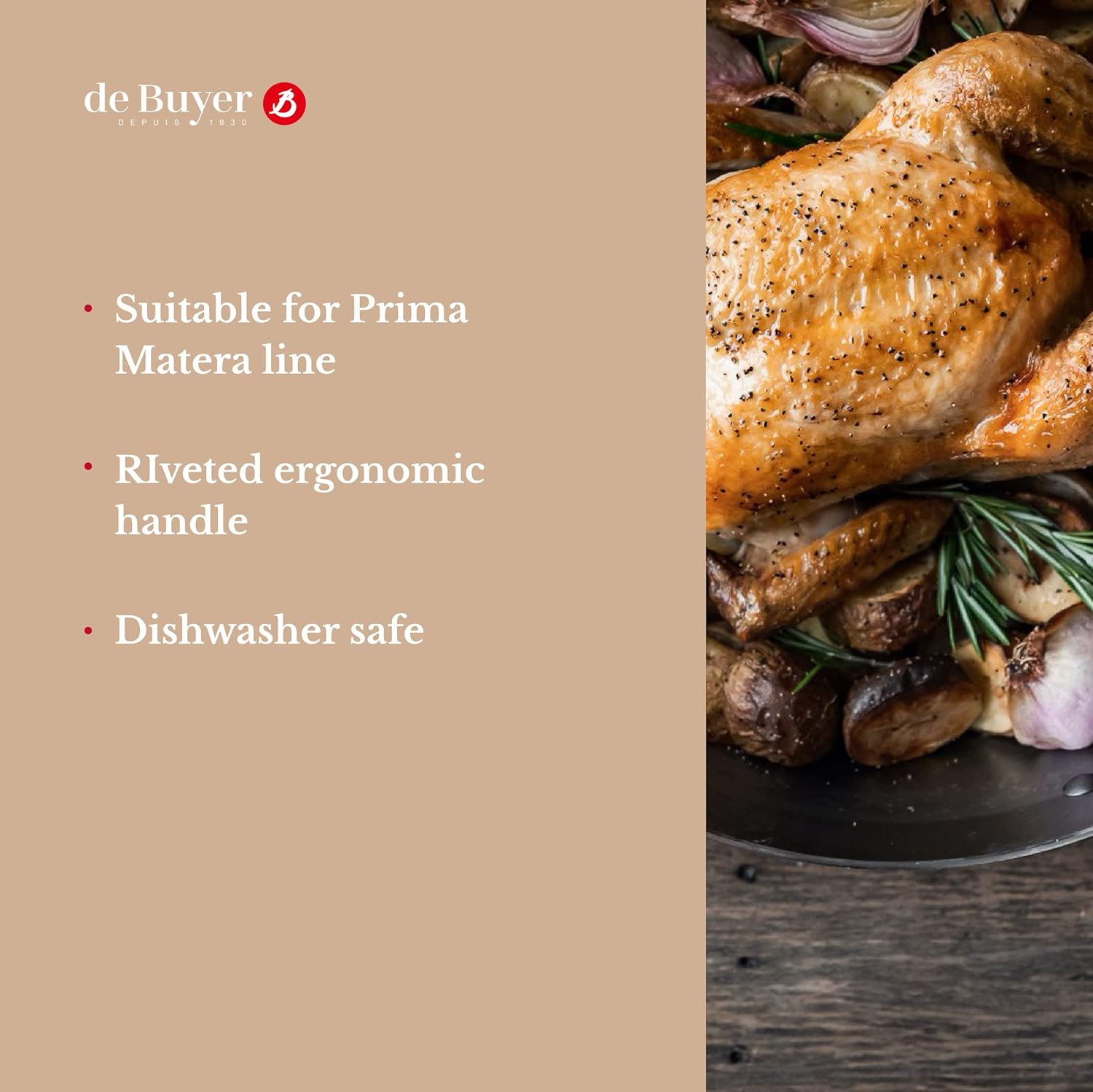 Prima Matera round Stainless Steel Lid 5.5-Inch image number 5