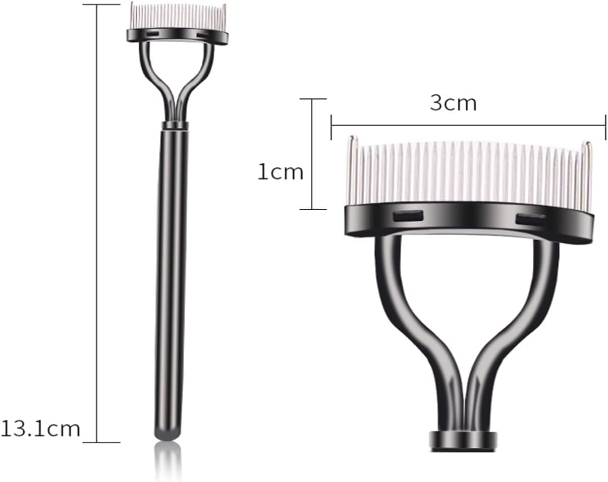 ZUJIACUN Eyelash Comb Lash Separator - Metal Teeth Mascara Brush for Clump-Free Lashes, Portable Design with Protective Cover, Professional & Home Use for Women'S Eye Makeup Tools image number 2