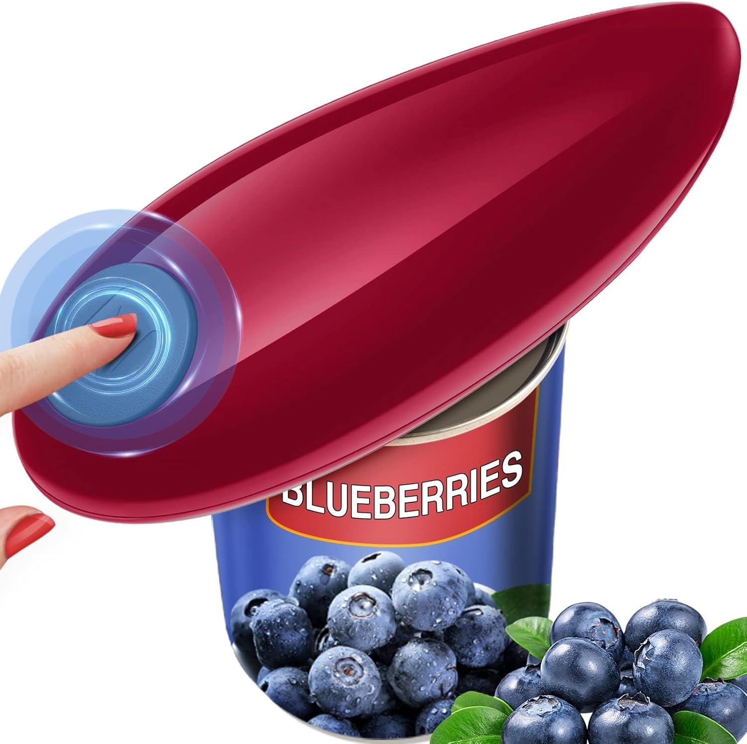 Electric Can Opener, No Sharp Edge Can Opene, One-Touch Electric Can Opener with Auto Shut,Best Kitchen Gadgets Electric Can Openers