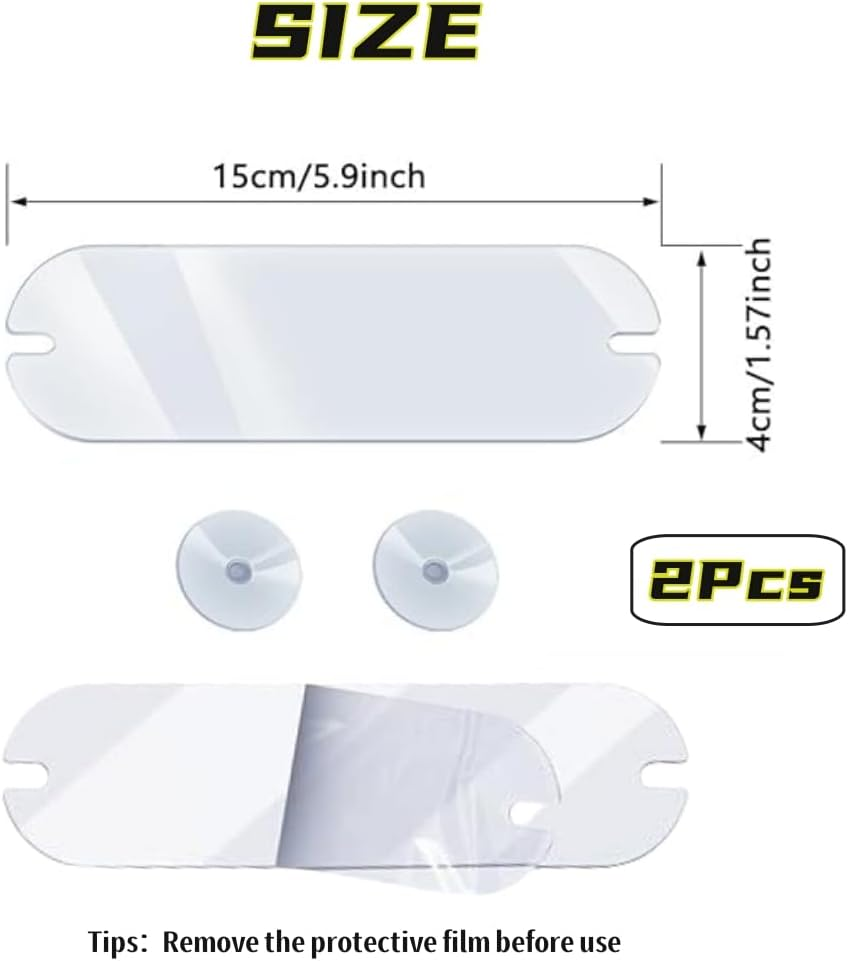 2PCS EZ Pass Strips with Adhesive,Car Accessories EZ Pass Holder,Ez Pass Holder for Windshield,Toll Pass Mounting Strips,Transponder Holder,Easy to Install and Remove,For Most Major Toll Passes (2) image number 1