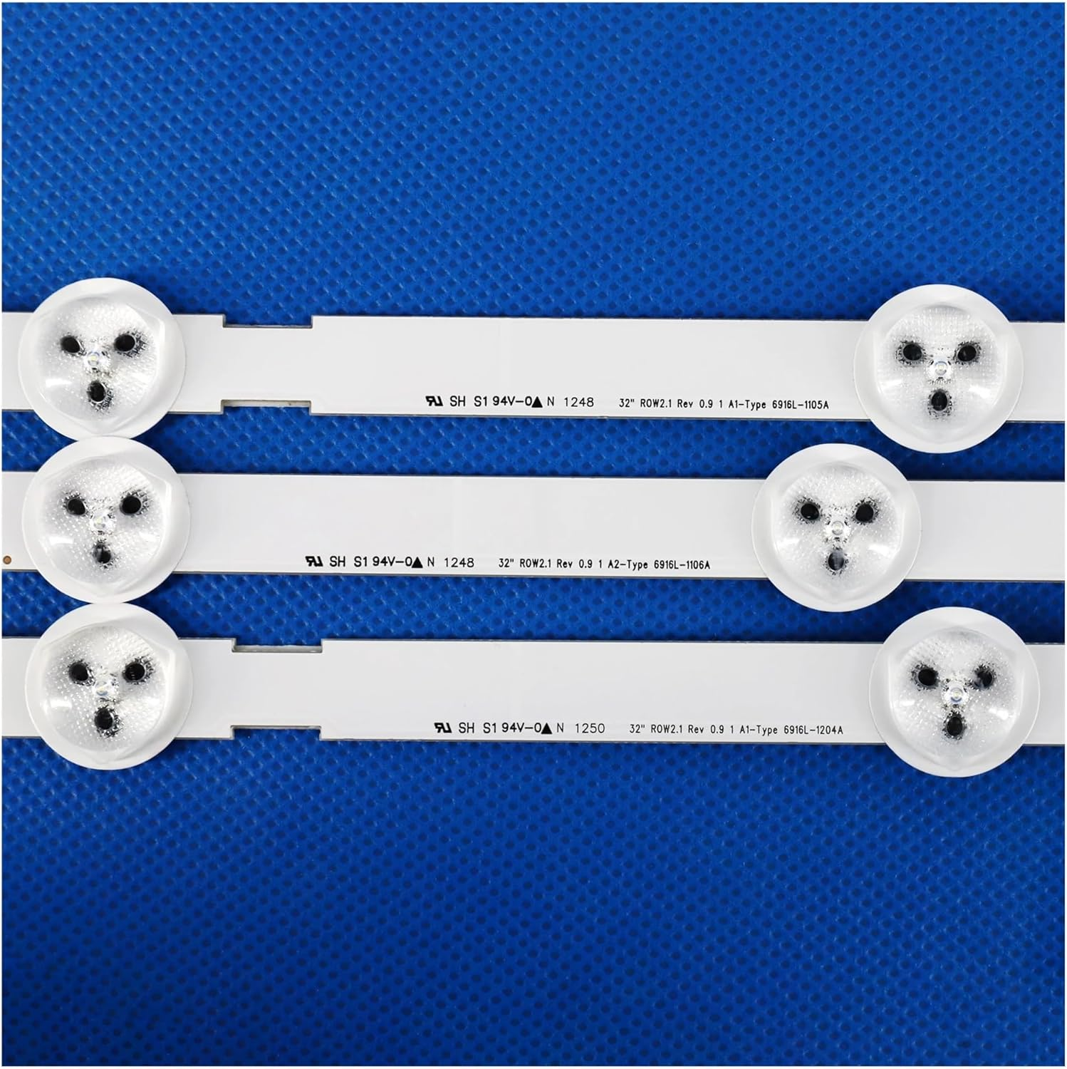 630Mm A1 A2 LED Backlight Strips for L-G 32" TV 6916L-1440A 6916L-1439A 32LN540U-ZA 32LA621V LC320DUE-SFR1 LC320DXE-SFR1 32LN5400 image number 2